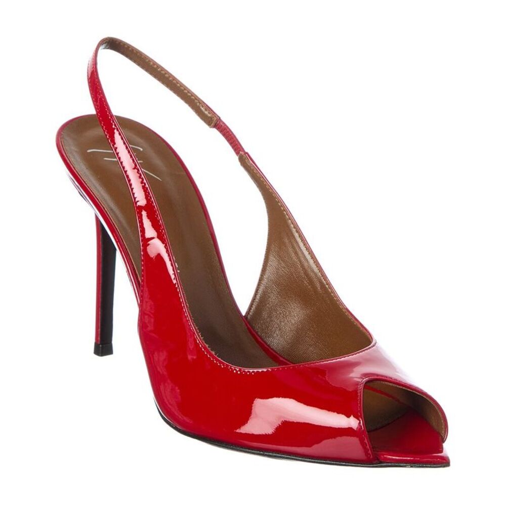 Giuseppe Zanotti Intrigo 90 Patent Slingback Sandal, Red